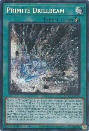 Primite Drillbeam | Prismatic Secret Rare (MP25-EN115) [2025 Mega-Pack]