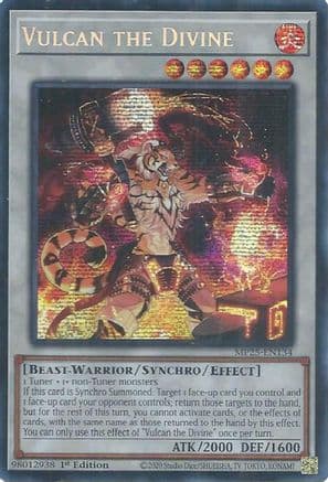 Vulcan the Divine | Prismatic Secret Rare (MP25-EN134) [2025 Mega-Pack]