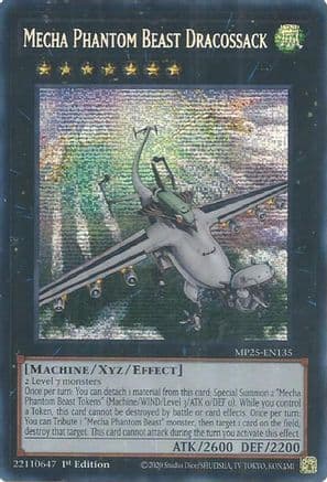 Mecha Phantom Beast Dracossack | Prismatic Secret Rare (MP25-EN135) [2025 Mega-Pack]