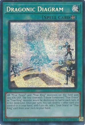 Dragonic Diagram | Prismatic Secret Rare (MP25-EN139) [2025 Mega-Pack]