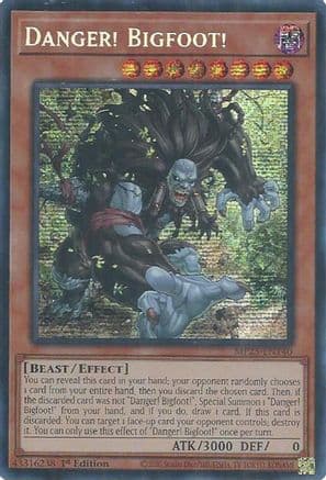 Danger! Bigfoot! | Prismatic Secret Rare (MP25-EN140) [2025 Mega-Pack]