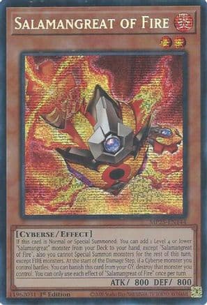 Salamangreat of Fire | Prismatic Secret Rare (MP25-EN144) [2025 Mega-Pack]
