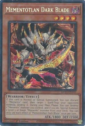 Mementotlan Dark Blade | Prismatic Secret Rare (MP25-EN145) [2025 Mega-Pack]