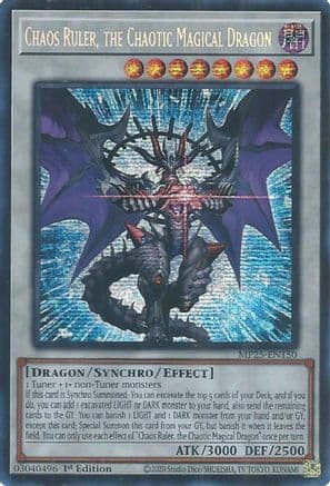 Chaos Ruler, the Chaotic Magical Dragon | Prismatic Secret Rare (MP25-EN150) [2025 Mega-Pack]