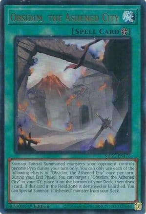 Obsidim, the Ashened City | Ultra Rare (MP25-EN176) [2025 Mega-Pack]