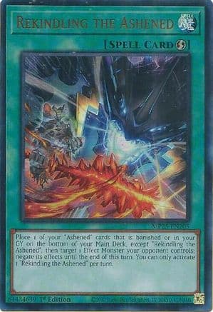 Rekindling the Ashened | Ultra Rare (MP25-EN205) [2025 Mega-Pack]