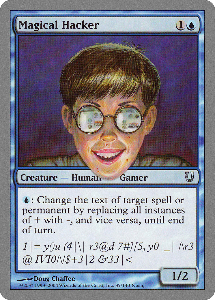 Magical Hacker [Unhinged] Foil