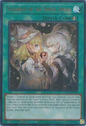 Susurrus of the Sinful Spoils | Ultra Rare (MP25-EN228) [2025 Mega-Pack]