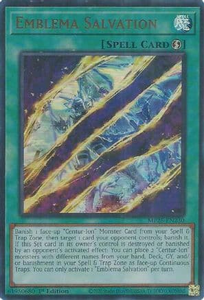 Emblema Salvation | Ultra Rare (MP25-EN230) [2025 Mega-Pack]