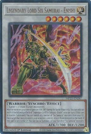 Legendary Lord Six Samurai - Enishi | Ultra Rare (MP25-EN247) [2025 Mega-Pack]