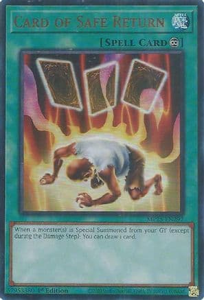 Card of Safe Return | Ultra Rare (MP25-EN297) [2025 Mega-Pack]