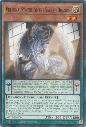 Vulmina, Statue of the Sacred Dragon | Common (MP25-EN400) [2025 Mega-Pack]
