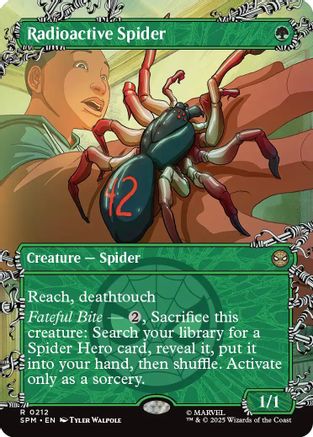 Radioactive Spider (Borderless) |  Foil (212) [Marvel's Spider-Man]
