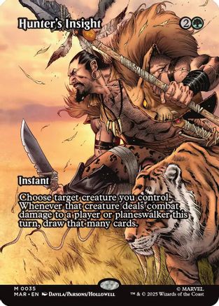 Hunter's Insight (Borderless) |  (035) [Marvel Eternal-Legal]