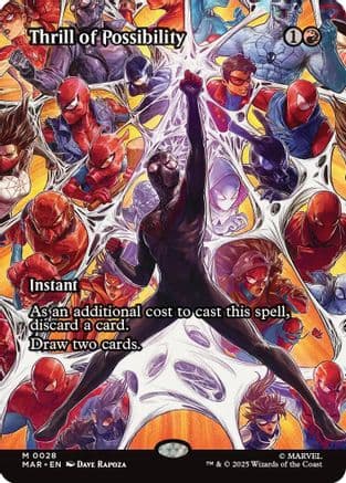 Thrill of Possibility (Borderless) |  Foil (028) [Marvel Eternal-Legal]