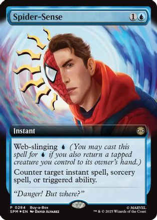 Spider-Sense (Extended Art) |  Foil (284) [Buy-A-Box Promos]