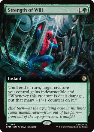 Strength of Will (Extended Art) |  Foil (267) [Marvel's Spider-Man]