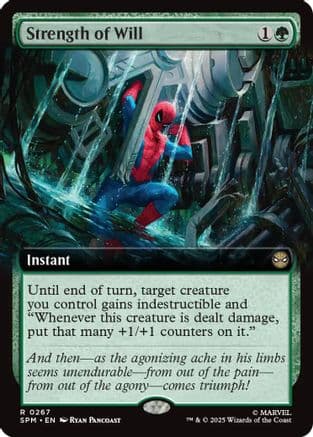 Strength of Will (Extended Art) |  Foil (267) [Marvel's Spider-Man]