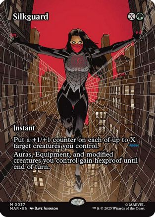 Silkguard (Borderless) |  Foil (037) [Marvel Eternal-Legal]