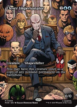Clever Impersonator (Borderless) |  (008) [Marvel Eternal-Legal]