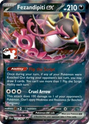 Fezandipiti ex (Series ) 038/064 - Prize Pack Series Cards Holofoil