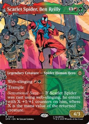 Scarlet Spider, Ben Reilly (Borderless) |  (214) [Marvel's Spider-Man]