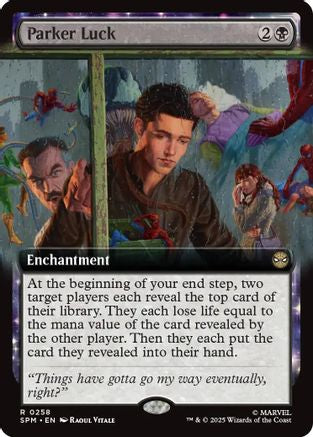 Parker Luck (Extended Art) |  Foil (258) [Marvel's Spider-Man]