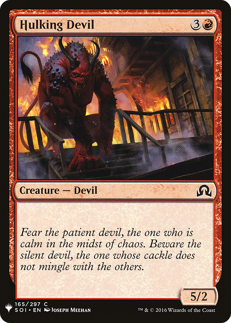 Hulking Devil |  (SOI-165) [The List]
