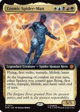 Cosmic Spider-Man (Extended Art) |  Foil (271) [Marvel's Spider-Man]
