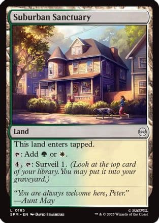 Suburban Sanctuary |  Foil (185) [Marvel's Spider-Man]