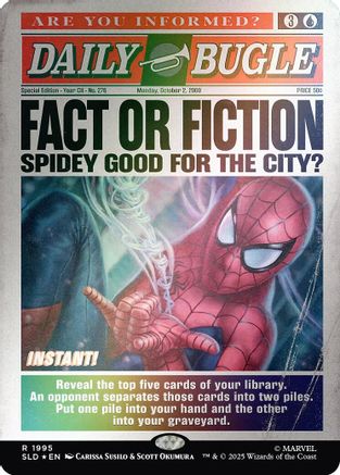 Fact or Fiction (1995) (Rainbow Foil) |  Foil (1995) [Secret Lair Drop Series]