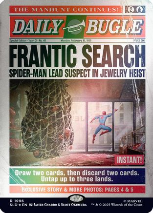 Frantic Search (1996) (Rainbow Foil) |  Foil (1996) [Secret Lair Drop Series]