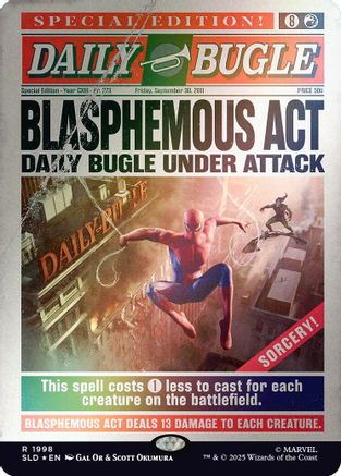 Blasphemous Act (1998) (Rainbow Foil) |  Foil (1998) [Secret Lair Drop Series]