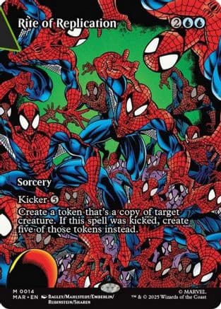 Rite of Replication (Borderless) |  Foil (014) [Marvel Eternal-Legal]