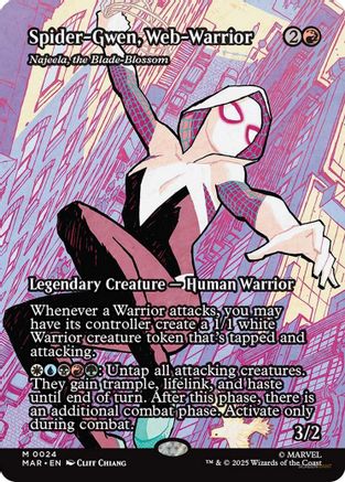 Spider-Gwen, Web-Warrior - Najeela, the Blade-Blossom |  (024) [Marvel Eternal-Legal]