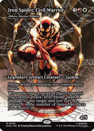 Iron Spider, Civil Warrior - Alibou, Ancient Witness |  (039) [Marvel Eternal-Legal]