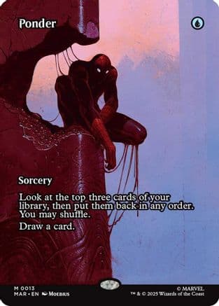 Ponder (Borderless) |  Foil (013) [Marvel Eternal-Legal]