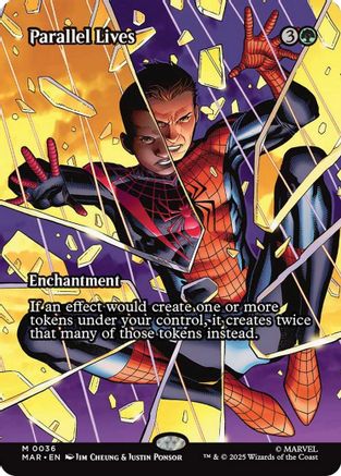 Parallel Lives (Borderless) |  Foil (036) [Marvel Eternal-Legal]