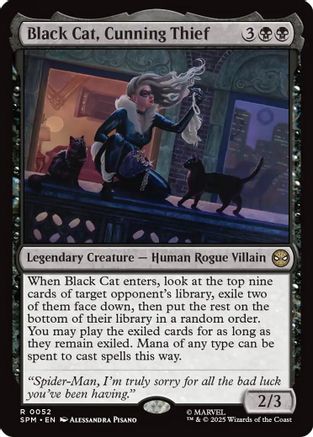 Black Cat, Cunning Thief |  (052) [Marvel's Spider-Man]