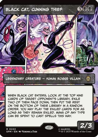 Black Cat, Cunning Thief (Borderless) |  (222) [Marvel's Spider-Man]