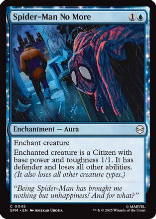 Spider-Man No More |  Foil (045) [Marvel's Spider-Man]