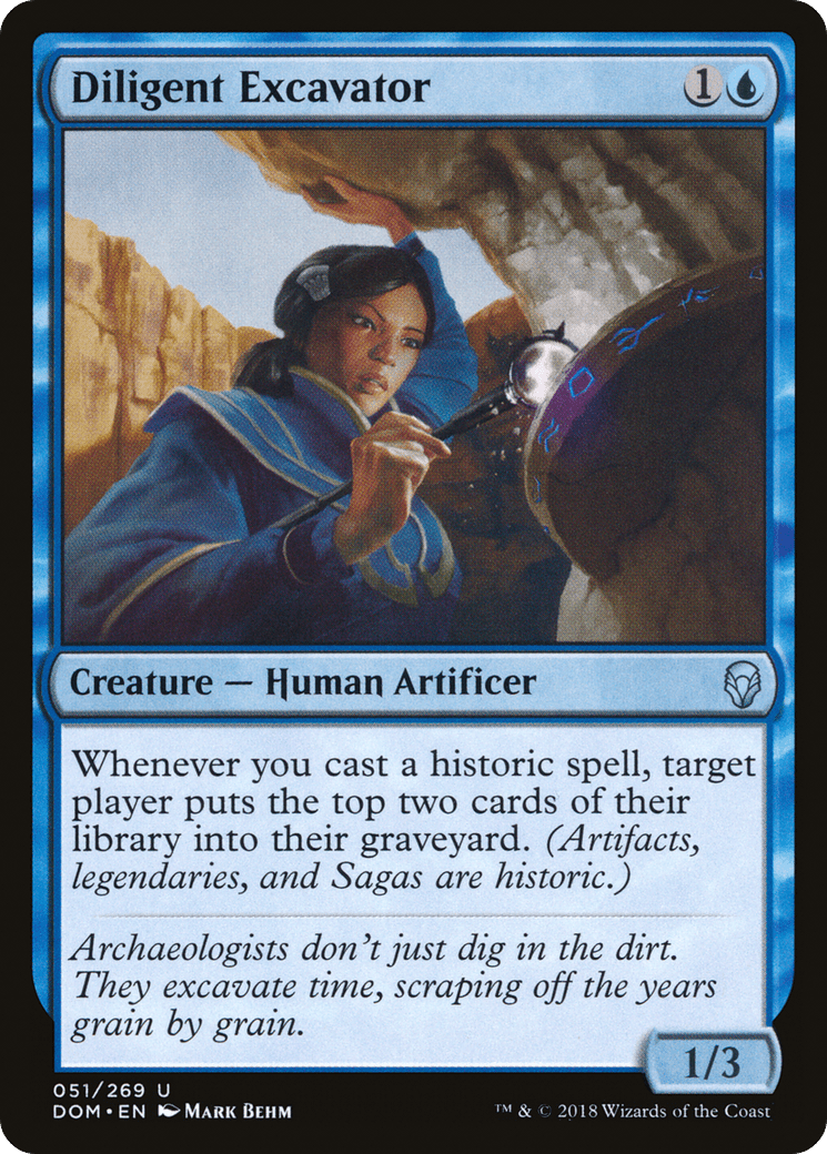 Diligent Excavator [Dominaria] Foil