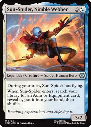 Sun-Spider, Nimble Webber |  Foil (154) [Marvel's Spider-Man]