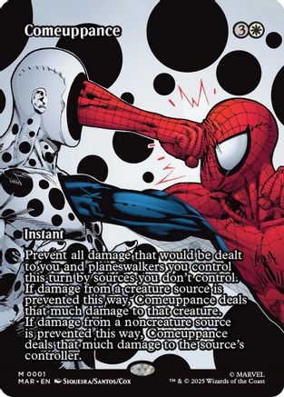 Comeuppance (Borderless) |  Foil (001) [Marvel Eternal-Legal]