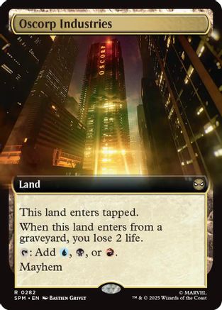 Oscorp Industries (Extended Art) |  Foil (282) [Marvel's Spider-Man]