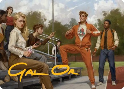 Flash Thompson, Spider-Fan Art Card (Gold-Stamped Signature) |  (001) [Art Series: Marvel's Spider-Man]