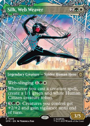 Silk, Web Weaver (Borderless) |  (215) [Marvel's Spider-Man]