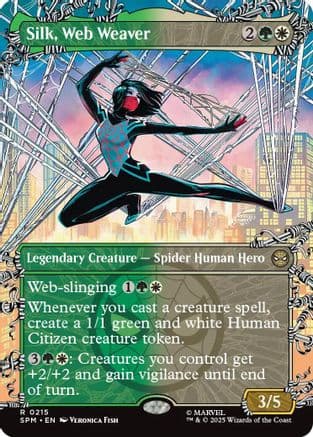 Silk, Web Weaver (Borderless) |  (215) [Marvel's Spider-Man]