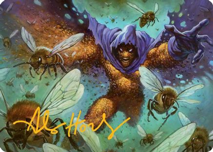 Swarm, Being of Bees Art Card (Gold-Stamped Signature) |  (011) [Art Series: Marvel's Spider-Man]