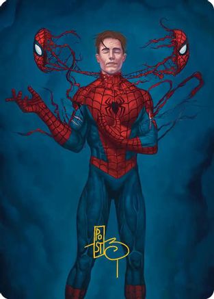 Secret Identity Art Card (Gold-Stamped Signature) |  (006) [Art Series: Marvel's Spider-Man]